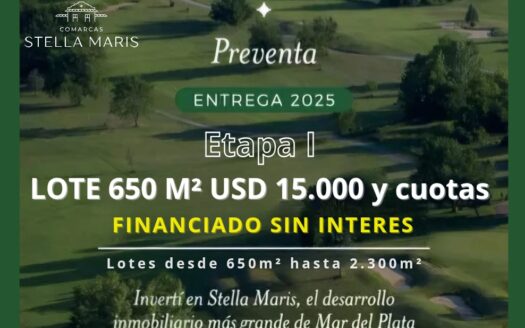 Terrenos Etapa I en Comarcas Stella Maris | Mar del Plata