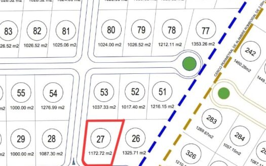 Venta de Lote N.º 27 en Barrio Tres Pinos